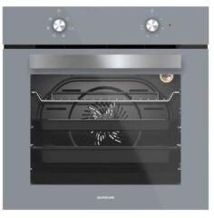 Silverline 3'lü Gri Cam Ankastre Set (3481 Flam 60 Gri+cs5365s01+bo65e1s01)