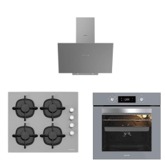 Silverline Gri Cam Ankastre Set 3481 - CS5343S01 - BO65E4S01