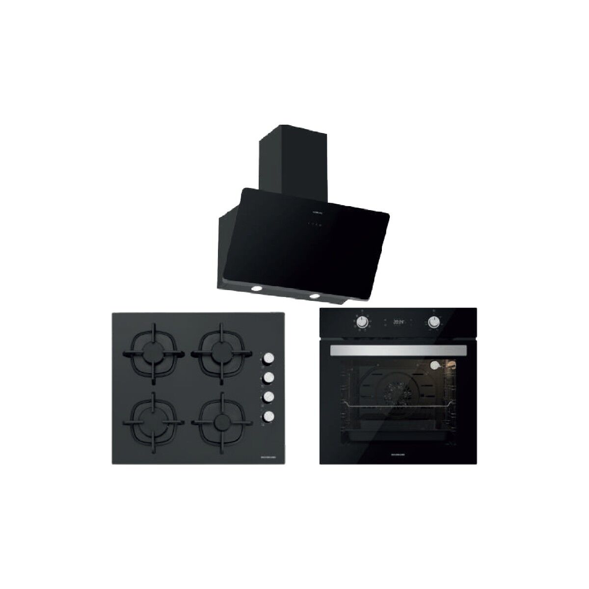 Silverline Ankastre Set - Soho 60CM Davlumbaz - CS5343B01 - BO6504B01