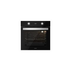 Silverline BO6504B01 - CS5343B01 - 3457 Soho 60 Siyah Cam Ankastre Set