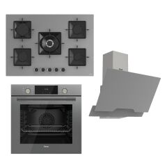 Ferre Flowart Ss Serisi Gri Set (ss038 + Qms63cpr +d065 ) -75'lik Seri