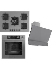 Ferre Steamart Ss Serisi Gri Set (SS038 + XE64CPR +D082 )