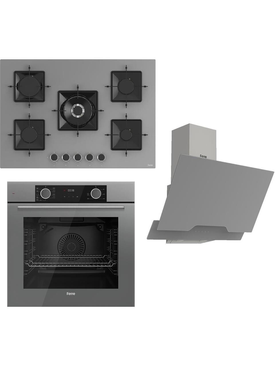 Ferre Fryart Ss Serisi Gri Set (SS038 + XE63CPR +D065 )