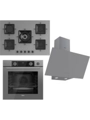 Ferre Steamart Ss Serisi Gri Set (SS038 + XE64CPR +D079 )