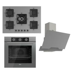 Ferre Fryart Ss Serisi Gri Set (ss038 + Qxe62cpr +d065 ) -75'lik Seri