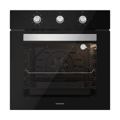 Silverline BO6503B01 - CS5335B01 - 3420 Classy 60 Siyah Cam Ankastre Set