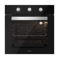 Silverline BO6503B01 - CS5335B01 - 3420 Classy 60 Siyah Cam Ankastre Set