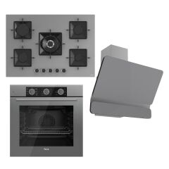 Ferre Fryart Ss Serisi Gri Set (ss038 + Qxe62cpr +d082 ) -75'lik Seri