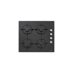 Silverline BO6502B02 - CS5335B01 - 3457 Soho 60 Siyah Cam Ankastre Set
