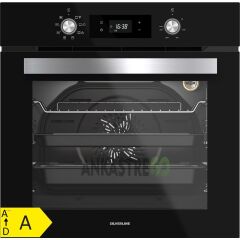 Silverline BO6503B01 - CS5335B01 - 3457 Soho 60 Siyah Cam Ankastre Set