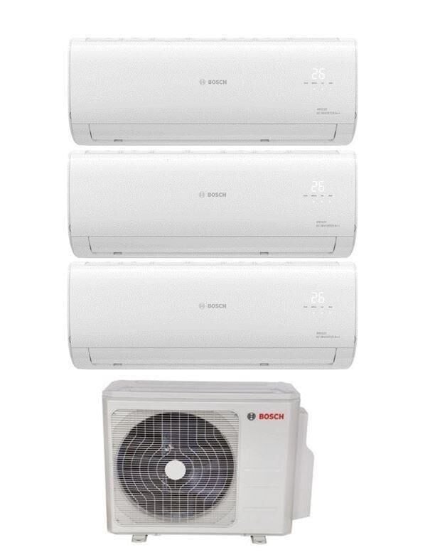 Bosch Multi Split İnverter Klima 42000 Btu 1 Dış + 3 İç Ünite 12000 + 18000 + 18000 Btu