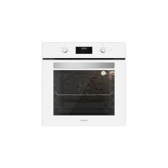 Silverline 2'li ikili BO6502W02 - CS5365W01 Beyaz Cam Ankastre Set