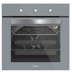 Silverline BO6503S01 - CS5343S01 - 3420 Classy 60 cm Gri Ankastre Set