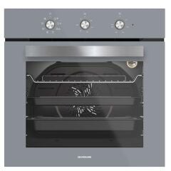 Silverline BO6503S01 - CS5343S01 - 3420 Classy 60 cm Gri Ankastre Set