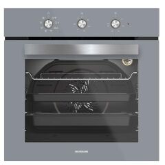 Silverline BO6503S01 - CS5343S01 - 3420 Classy 60 cm Gri Ankastre Set