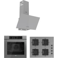 Ferre Flowart Serisi (QBL62CPR-SS208-D088) Ankastre Set