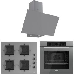 Ferre Elegant Line Basic Gri Ankastre Set ( QBL62CPR-SS208-D079 )