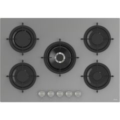 Ferre Rs Serisi Gri 5 Gözlü Ankastre Set ( QBL62CPR-RS038-D079 )