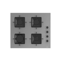 Ferre Elegant Line Basic QBL62CPR - SS208 - D088 gri 3'lü Ankastre Set