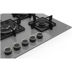 Ferre Ss Serisi Gri 5 Gözlü Ankastre Set ( QBL62CPR-SS038-D082 )