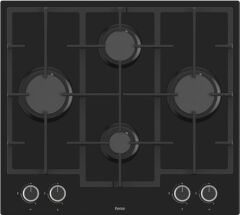 Ferre Fryart & Steamart Siyah Cam Ankastre Set D063 - LN385 Döküm Ocak - XE64CS Buharli