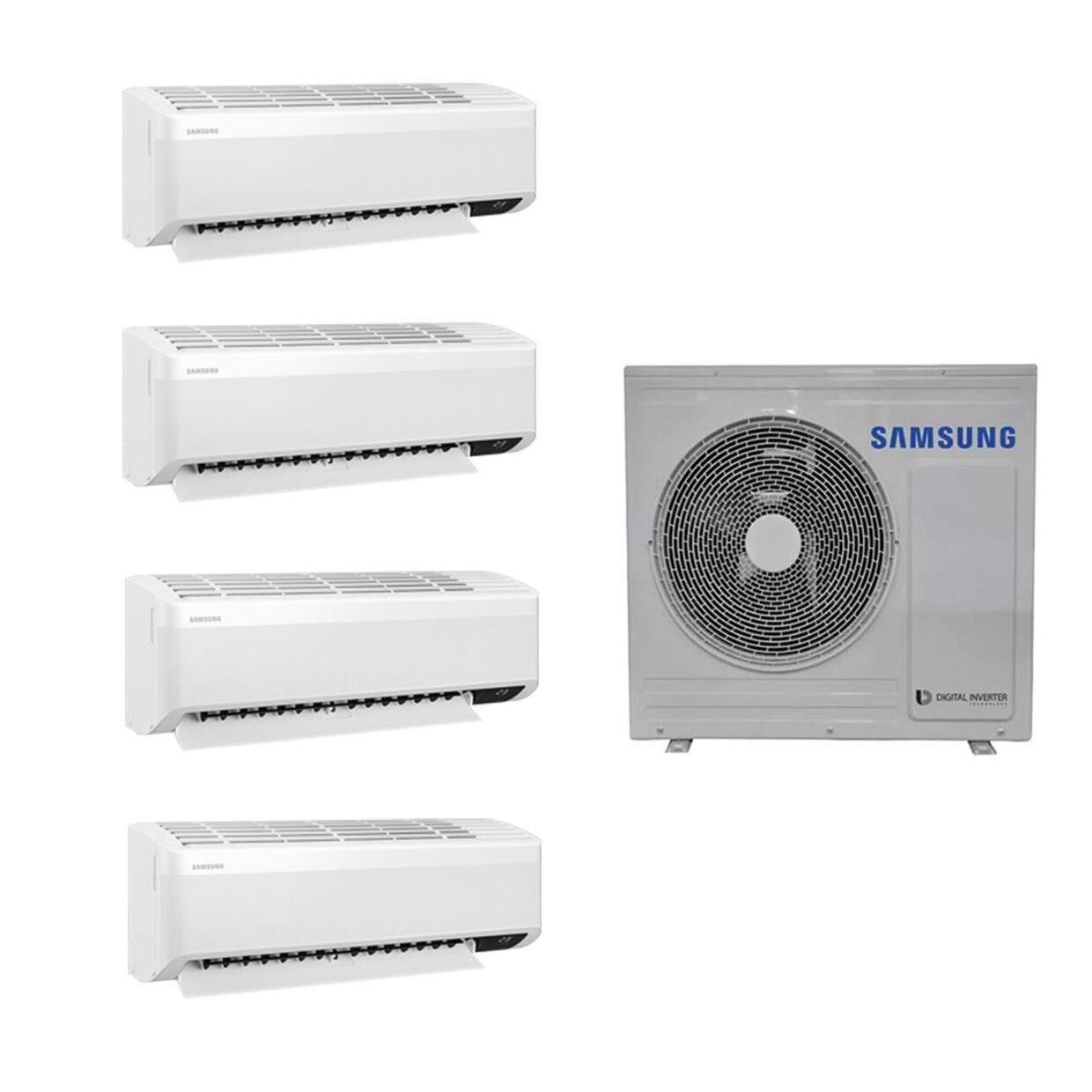 Samsung Wind Free Multi 1+4 Sistem (AJ100TXJ5KH/EA) 9+12+12+24 Btu 10 kw Dış Ünite