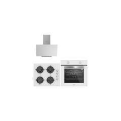 Silverline Ankastre Set Beyaz (BO6501W01-CS5349W01-3481)