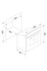 Silverline Bo6502b01 Siyah Ankastre Fırın