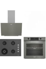 Altus Gri Cam Ankastre Set 322 G Turbo - 189 Dg Woklu - 510 G Davlumbaz