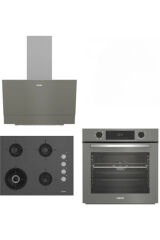 Altus Gri Cam Ankastre Set 322 G Turbo - 189 Dg Woklu - 510 G Davlumbaz