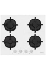 Silverline Beyaz Cam Ankastre Set bo6502w02-3457 Soho-cs5427w01