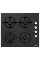 Silverline Siyah Cam Ankastre Set (3490 Oslo 60+cs5343b01+bo6504b01)