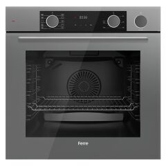 Ferre Steamart Ss Serisi Gri Set (SS038 + XE64CPR +D065 ) -75'lik Seri Kare Emaye Izgara