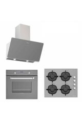 Silverline Gri Cam Ankastre Set 3457 Soho - Cs5343s01 - Bo6181s02