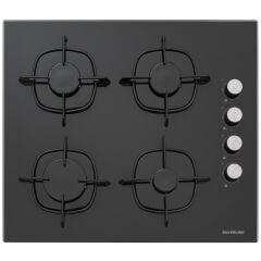 Silverline BO6504B01 - CS5335B01 - 3457 Soho 60 Siyah Cam Ankastre Set