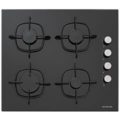 Silverline BO6504B01 - CS5335B01 - 3457 Soho 60 Siyah Cam Ankastre Set