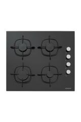 Silverline BO6503B01 - CS5335B01 - 3457 Soho 60 Siyah Cam Ankastre Set