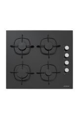 Silverline BO6503B01 - CS5335B01 - 3457 Soho 60 Siyah Cam Ankastre Set