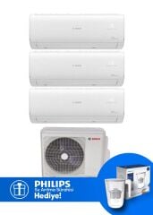Bosch Multi Split İnverter Klima 36000 Btu 1 Dış + 3 İç Ünite 9+12+12 Btu (Su Arıtma Sürahisi Hediyeli)