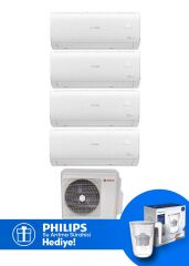 Bosch Multi Split İnverter Klima 28000 Btu 1 Dış + 4 İç Ünite 9+9+9+9 Btu (Su Arıtma Sürahisi Hediyeli)