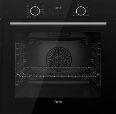 Ferre Fryart Ss Serisi Siyah Set (SS205 + XE63CS +D086 ) - Kare Emaye Izgara