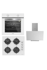 Silverline Ankastre Set (bo6501w01-cs5349w01-3481 Beyaz)