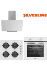 Silverline Ankastre Set (bo6501w01-cs5349w01-3481 Beyaz)