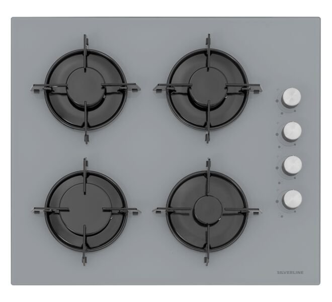 Silverline CS5349S01 Gri Cam  Ankastre Ocak