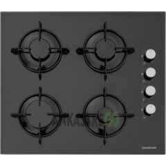 Silverline BO6502B02 - CS5349B01 - 3457 Soho 60 Siyah Cam Ankastre Set