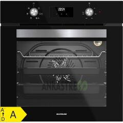 Silverline BO6502B02 - CS5349B01 - 3457 Soho 60 Siyah Cam Ankastre Set