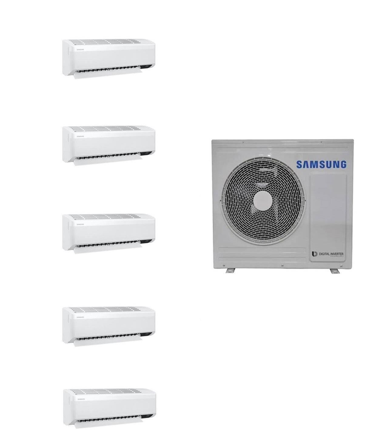 Samsung Wind Free Multi 1+5 Sistem (AJ100TXJ5KH/EA) 7+7+7+7+18 Btu 10 kw Dış Ünite