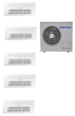 Samsung Wind Free Multi Tek Yön Kaset 1+5 Sistem (AJ100TXJ5KH/EA) 9+9+9+9+9 Btu 10 kw Dış Ünite