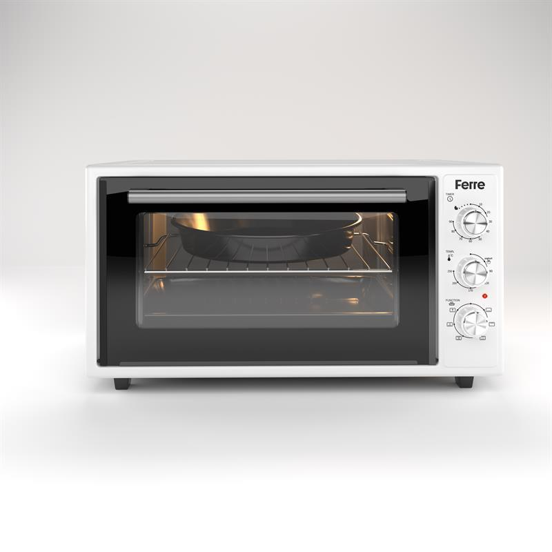 Ferre 45630 45 Litre 6 Program Turbo Mini Fırın - Beyaz