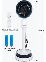 Weston WS-60W Buharlı Uzaktan Kumandalı Ayaklı Vantilatör